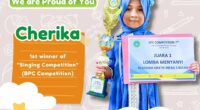 Congratulation Cherika  - 1st winner of singing competition (BPC Competition)