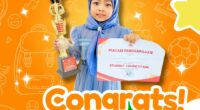 Congratulation 🎉🎉🎉 Najwa 5th winner of Lomba Karaoke Kategori A (Student Competition Deya Production)