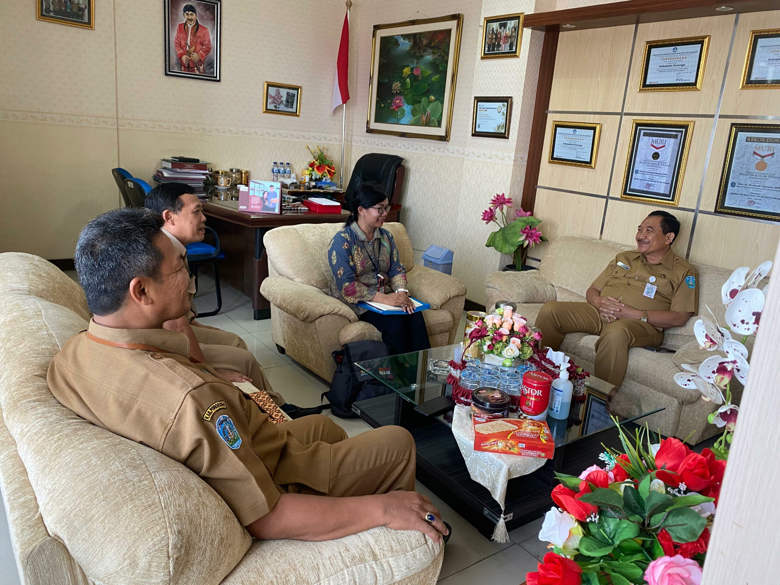 Laporan RTL (Rencana Tindak Lanjut) kepada Kepala Dinas Pendidikan Kabupaten Ponorogo Drs. H. Nurhadi Hanuri, M.M.